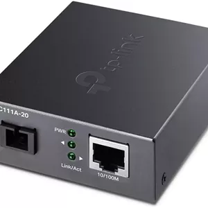 مبدل رسانه ای تی پی-لینک TL-FC111A-20 10/100Mbps WDM (اتصال 100M-RJ45، اتصال فیبر نوری 100M SC، گسترش فاصله فیبر نوری تا 20 کیلومتر) مبدل رسانه ای تی پی-لینک TL-FC111A-20 100Mbps