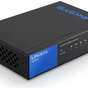 سوئیچ غیر مدیریتی 5 پورت LINKSYS، مدل LGS105-EU