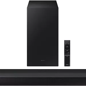 ساندبار بی سیم 3.1 کاناله سامسونگ با Dolby Digital/DTS Virtual:X، ساب ووفر داخلی، اتصال بلوتوث، مشکی - HW-B650/SA