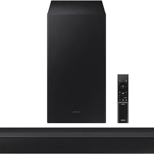 ساندبار بی‌سیم 2.1 کاناله سامسونگ با Dolby Audio/DTS 2.0 و ساب ووفر داخلی و اتصال بلوتوث - مدل HW-B450/ZN