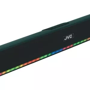 ساندبار بلوتوثی 2.0 کاناله JVC با باتری داخلی، نمایشگر LED، خروجی 400 وات PMPO، رادیو FM، اتصال USB و AUX - مدل TH-N324B