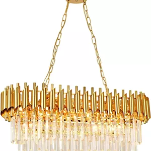 لوستر کریستالی مدل 3-Tier ابعاد 80x30 سانتی‌متر