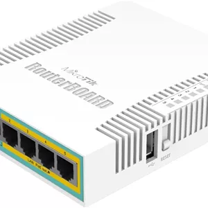 میکروتیک RB960PGS hEX PoE با پردازنده 800MHz، حافظه 128MB، پنج پورت گیگابیتی و SFP و لایه 4