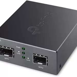 TP-Link MC230L | مبدل فیبر گیگابیتی SFP به SFP | تبدیل بین 2 ماژول گیگابیتی SFP | Plug & Play | بدنه فلزی بادوام | سازگاری متنوع | قابلیت تعویض سریع