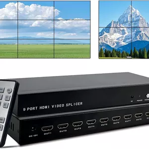 ویدیو وال کنترلر ICUIXIAN مدل 9 کانال 4K