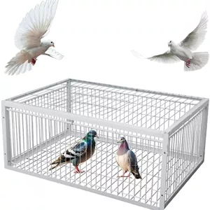 قفس پرنده مدل One Way Entrance ابعاد 40x30x26 سانتی‌متر