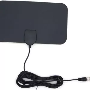 آنتن تلویزیون دیجیتال کوچک داخلی با برد 50 مایل، تقویت کننده سیگنال F-TV سازگار با HDTV 4K