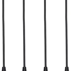 آنتن جایگزین شلاقی 4 عددی PALPEAL برای فرستنده و گیرنده بی سیم کمری Shure ULXD1 QLXD1 UR1 UR1M UR5 P9R P9RA P10R WLXD1 AD1، 518 تا 698 مگاهرتز