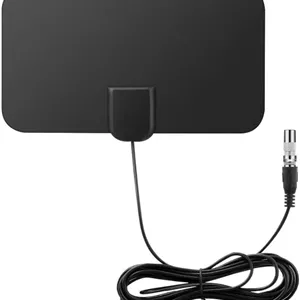 آنتن تلویزیون دیجیتال کوچک داخلی DollaTek با برد 50 مایل، تقویت کننده سیگنال F-TV سازگار با HDTV 4K