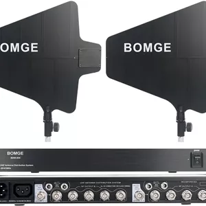 سیستم توزیع آنتن بی‌سیم UHF BOMGE، آنتن‌های جهت‌دار فعال، 8 خروجی2 پورت Cascade، برد بلند 988 فوت، برای اجرای صحنه‌ای، عروسی، پخش در فضای باز