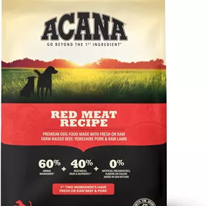 غذای خشک سگ بدون غلات با گوشت قرمز ACANA®، 2 کیلوگرم