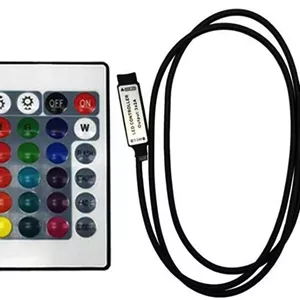 کنترلر ال‌ای‌دی RGB مدل 24 Key ولتاژ 5 تا 24 ولت