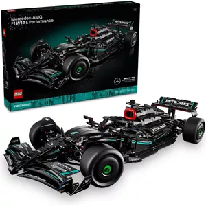 مجموعه لگو تکنیک مرسدس-آ ام گ F1 W14 E Performance برای بزرگسالان، مدل ماشین مسابقه فرمول یک مقیاس، کیت ساخت مدل، دکور کلکسیونی منزل یا محل کار، هدیه ماه رمضان برای آقایان، بانوان، او 42171