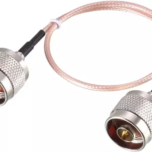 کابل کواکسیال N نر به N نر RG316 با تلفات بسیار کم، 0.3 متر