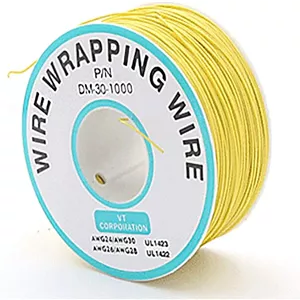 سیم عایق رنگی 250 متری برای تست کابل، سیم مسی قلع اندود جامد 30AWG 0.25 میلی متر برای سیم پیچی تست الکترونیکی لپ تاپ