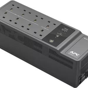 منبع تغذیه بدون وقفه APC by Schneider Electric BACK-UPS ES - BE850G2-UK - 850VA (دارای 8 خروجی، محافظت در برابر نوسانات برق، 2 پورت شارژ USB)، مشکی، بسته 1 عددی