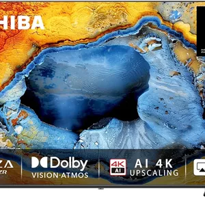 تلویزیون هوشمند 55 اینچ UHD توشیبا C350N - ارتقاء کیفیت تصویر 4K با هوش مصنوعی، صدای REGZA Power، حرکت نهایی، حالت ورزشی، DTS X، حالت بازی، Dolby Vision Atmos (مدل 2024)