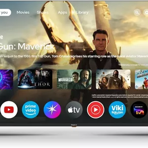 تلویزیون 50 اینچ گوگل QLED ایمپکس مدل evoQ 50S4QLC2R120 | تلویزیون 4K Ultra HD، صدای دالبی، ریموت کنترل صوتی، وای فای و بلوتوث، HDMI ARC، رم 2 گیگابایتی رام 16 گیگابایتی، قابلیت نصب روی دیوار، DVB T2/S2