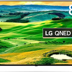 تلویزیون هوشمند 4K ال جی QNED سایز 86 اینچ سری QNED80، طراحی سینمایی صفحه نمایش 4K Active HDR webOS22 با هوش مصنوعی ThinQ، مشکی