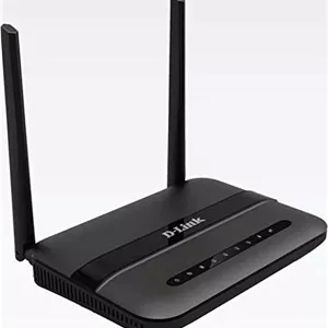مودم روتر بی سیم N 300 ADSL2  دی-لینک با 4 پورت DSL-124