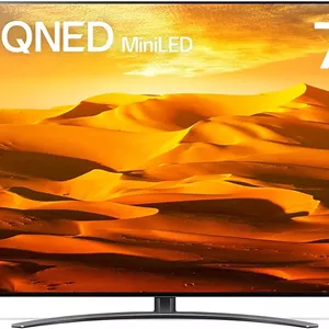 تلویزیون هوشمند 4K ال جی مدل QNED MiniLED، رزولوشن 3840x2160، پردازنده α7 Gen5 AI، HDR Cinema HDR Dolby Vision IQ، مشکی