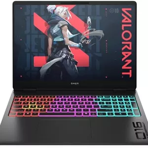 لپ تاپ گیمینگ OMEN MAX 16-ak0000ne، صفحه نمایش 16 اینچی WQXGA، AMD Ryzen™ AI 9-375، رم 32 گیگابایتی DDR5، SSD 1 ترابایتی، AMD Ryzen™ AI (55 NPU TOPS)، کارت گرافیک 16 گیگابایتی NVIDIA® GeForce RTX™ 5080، صفحه کلید انگلیسی/عربی، ویندوز 11، مشکی سایه