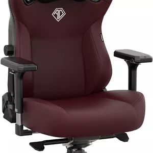 صندلی بزرگ ارگونومیک ممتاز گیمینگ/اداری Anda Seat Andaseat Kaiser 3 با پشتیبانی بالشتک گردنی فوم حافظه‌دار مغناطیسی، چرم PVC، رنگ عنابی AD12YDC L 01 A