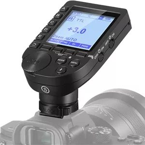 فلاش تریگر بی‌سیم TTL ارتقا یافته QPRO-S نیور سازگار با سونی، HSS 1/8000s، صفحه نمایش بزرگ با طراحی مورب، 5 گروه، 9 عملکرد قابل تنظیم برای Q4 Q3 Z1 Z760 NW420 S101-300W PRO/400W PRO