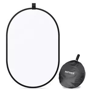 نورپردازی استودیویی Neewer، دیسک پخش کننده تاشو با کیف حمل برای استودیو، عکاسی پرتره، فیلمبرداری محصول در فضای باز (60x90 سانتی متر)