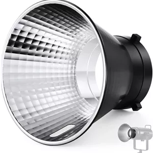 دیفیوزر رفلکتور استاندارد طرح پولک ماهی NEEWER RF2 با مانت بوئنز برای NEEWER CB300B، CB100C، FS230، Vision 4، Vision 5، S101-400W Pro، فلاش استودیویی Q4 و نور ویدئویی LED