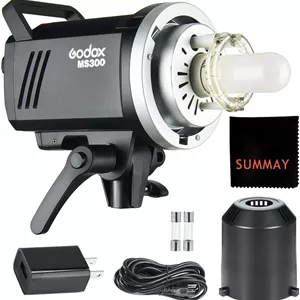 فلاش استودیویی مونو لایت GODOX MS300 300WS با زمان بازیافت 0.1 تا 1.8 ثانیه