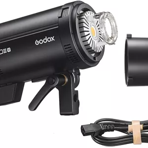 فلاش استودیویی Godox DP1000III-V با توان ارتقا یافته 1000Ws GN140 5600±200K بی سیم 2.4G یکپارچه مانت بوئنز برای عکاسی عروسی، پرتره، مد و تبلیغات