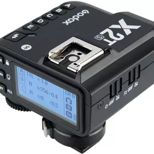 فرستنده فلاش بی‌سیم TTL گودکس X2T-S برای سونی - برد 100 متری 2.4G، همگام‌سازی پرسرعت 1/8000 ثانیه، با کفشک اتصال فلاش، 5 گروه و 32 کانال، کنترل برنامه بلوتوث، سازگار با دوربین‌های سونی