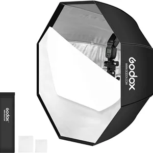 گودکس سافت باکس اکتاگون چتری قابل حمل 120 سانتی متری با کیف حمل برای فلاش های استودیویی
