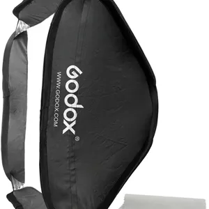 کیت سافت باکس 80x80 سانتی متری گودکس برای فلاش دوربین عکاسی استودیویی، مناسب برای مانت بوئنز و الینکروم (32