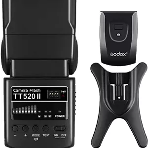 فلاش دوربین گودوکس Thinklite مدل TT520II با سیگنال بی سیم 433 مگاهرتز برای دوربین های DSLR کانن نیکون پنتاکس المپوس