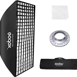 سافت باکس استریپ لانه زنبوری قابل حمل Godox FW80120CM/ 32