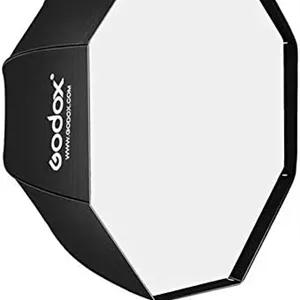 سافت باکس هشت ضلعی چتری قابل حمل GODOX 32 اینچ / 80 سانتی متر برای فلاش اسپیدلایت عکاسی استودیویی
