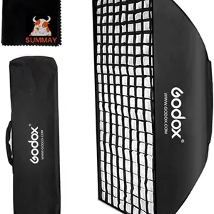 سافت باکس گودوکس مدل Sb-fw6090 سایز 60x90 سانتی متر به همراه گرید، مشکی