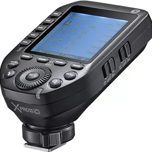 فرستنده فلاش بی سیم Godox Xpro-C E-TTL II 2.4G با همگام سازی پر سرعت 1/8000 ثانیه سیستم X با صفحه نمایش LCD بزرگ برای Canon