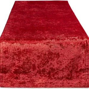 رانر رومیزی مخمل DII، 35x183 سانتی متر، قرمز