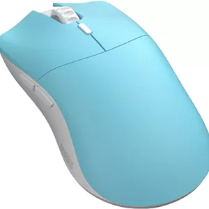 ماوس گیمینگ بی‌سیم Glorious Model O Pro - ماوس گیمینگ سبک وزن 55 گرمی - حسگر BAMF - 19000 DPI - نسخه محدود - Blue Lynx