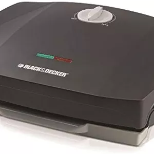 گریل تماسی و وافل ساز بلک اند دکر مدل GM1750، توان 1750 وات - مشکی