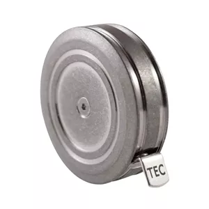 متر تیتانیومی جمع شونده TEC Accessories Ti-Tape (پرداخت سنگ شور)، متر کوچک 90 سانتی متری با گیره جاکلیدی جداشدنی، لوازم جانبی جاکلیدی