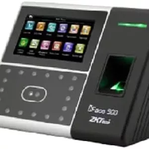 سیستم حضور و غیاب بیومتریک ZKTeco IFace900 با تشخیص چهره و اسکنر اثر انگشت، دارای صفحه نمایش LCD