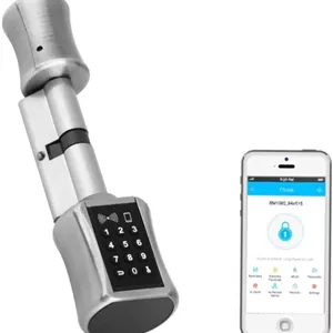 قفل هوشمند ایزی‌لیو مدل Cylinder Lock رنگ نقره‌ای