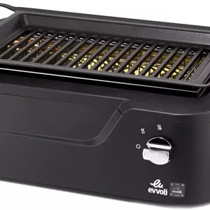 گریل برقی بدون دود Evvoli مناسب فضای داخلی و خارجی با توان 1660 وات مدل EVKA-GR1660B