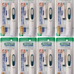 (خرید عمده) مسواک برقی جی یو ام مدل TS-45 [نوع استاندارد] مجموعه رنگی x 8 