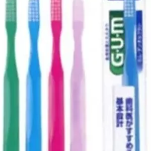 مسواک دندان GUM، سه ردیفه، سر بسیار فشرده، برس سفت 