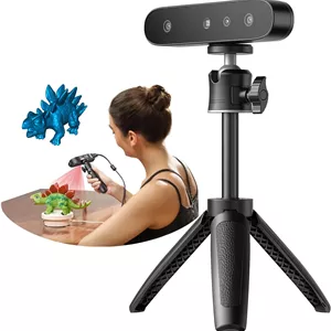 اسکنر سه بعدی Creality CR-Ferret SE، دقت 0.1 میلی متر، ضد لرزش و سرعت اسکن 30 فریم در ثانیه، اسکنر سه بعدی رومیزی تمام رنگی ارتقا یافته برای اشیاء فلزی مشکی غیر بازتابنده